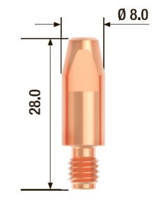 FUBAG Контактный наконечник M6 X 28мм ECU1.2мм/.045 дюйма (10 шт.) в Челябинске фото