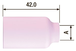 FUBAG Сопло керамическое для газовой линзы №7 ф11 FB TIG 17-18-26 (2 шт.) в Челябинске фото