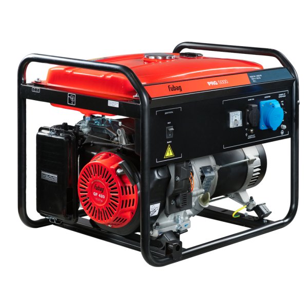 Бензиновый генератор FUBAG PRG 5000 + Комплект колес и ручек для электростанций в ПОДАРОК в Челябинске фото