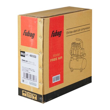 Компрессор безмасляный малошумный FUBAG Свободный Воздух (Free Air) 170/9/1.5 S в Челябинске фото