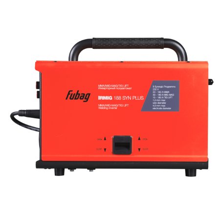 FUBAG Сварочный полуавтомат IRMIG 188 SYN PLUS + Горелка FB 250 3m + Маска сварщика Хамелеон IR 9-13N S  + Сварочные краги на подкладке красные FWGN 10R в ПОДАРОК в Челябинске фото