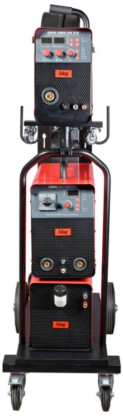 Сварочный полуавтомат INMIG 500T DW SYN + Подающий механизм DRIVE INMIG DW SYN + Шланг-пакет 5 м + Горелка FB 500 3 м + Блок жидкостного охлаждения + Тележка в Челябинске фото