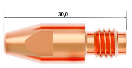 FUBAG Контактный наконечник M8х30 мм CuCrZr D=1.0 мм (10 шт.) в Челябинске фото