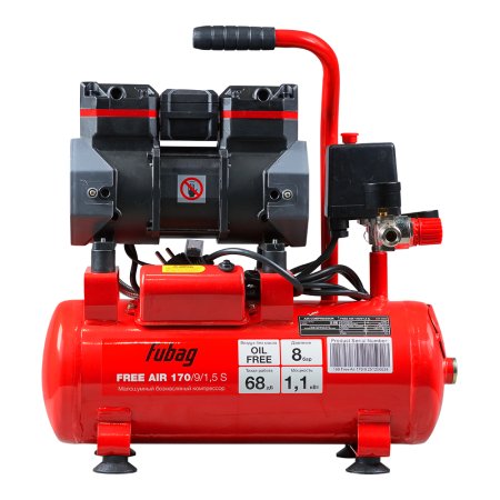 Компрессор безмасляный малошумный FUBAG Свободный Воздух (Free Air) 170/9/1.5 S в Челябинске фото