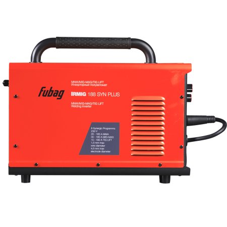 FUBAG Сварочный полуавтомат IRMIG 188 SYN PLUS + Горелка FB 250 3m + Маска сварщика Хамелеон IR 9-13N S  + Сварочные краги на подкладке красные FWGN 10R в ПОДАРОК в Челябинске фото