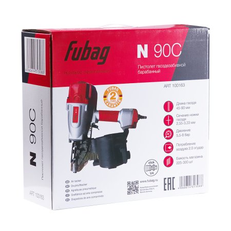 FUBAG Пистолет гвоздезабивной барабанный N90C в Челябинске фото