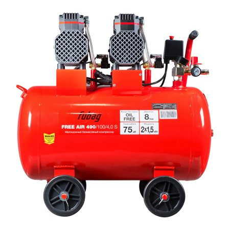 Компрессор безмасляный малошумный FUBAG Свободный Воздух (Free Air) 490/100/4.0 S в Челябинске фото