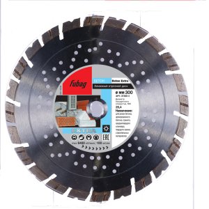 Алмазный отрезной диск FUBAG Бетон Экстра (Beton Extra) D300 мм / 25,4 мм по бетону в Челябинске фото