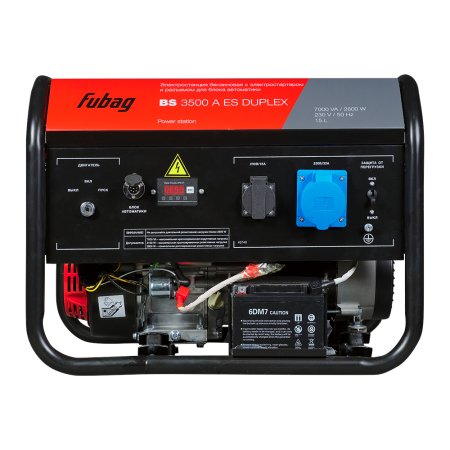 Бензиновый генератор FUBAG BS 3500 A ES DUPLEX в Челябинске фото