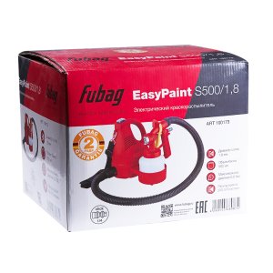 FUBAG Электрический краскораспылитель EasyPaint S500/1.8 с верхним бачком в Челябинске фото