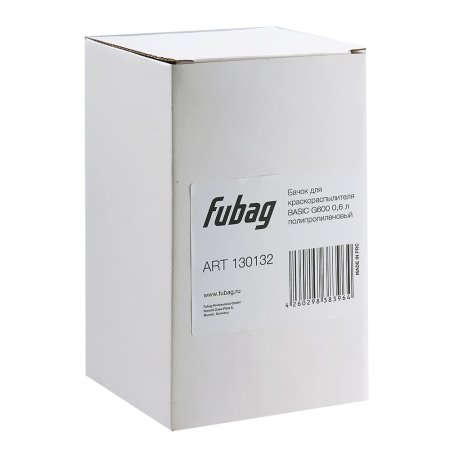 FUBAG Бачок для краскораспылителя BASIC G600, 0.6л полипропиленовый в Челябинске фото