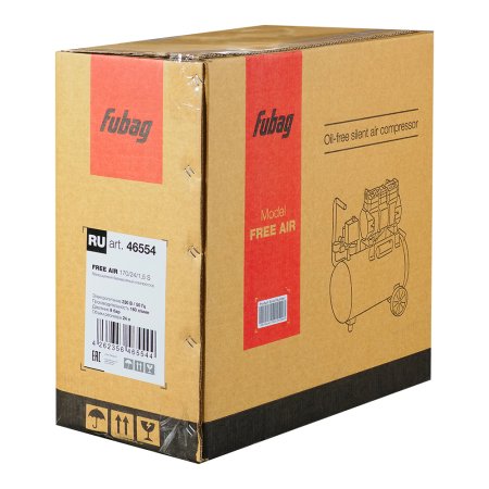Компрессор безмасляный малошумный FUBAG Свободный Воздух (Free Air) 170/24/1.5 S в Челябинске фото
