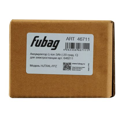 Аккумулятор FUBAG li-ion 3Ah для инверторного генератора TI 11000 A ES (арт. 646211) купить в Челябинске